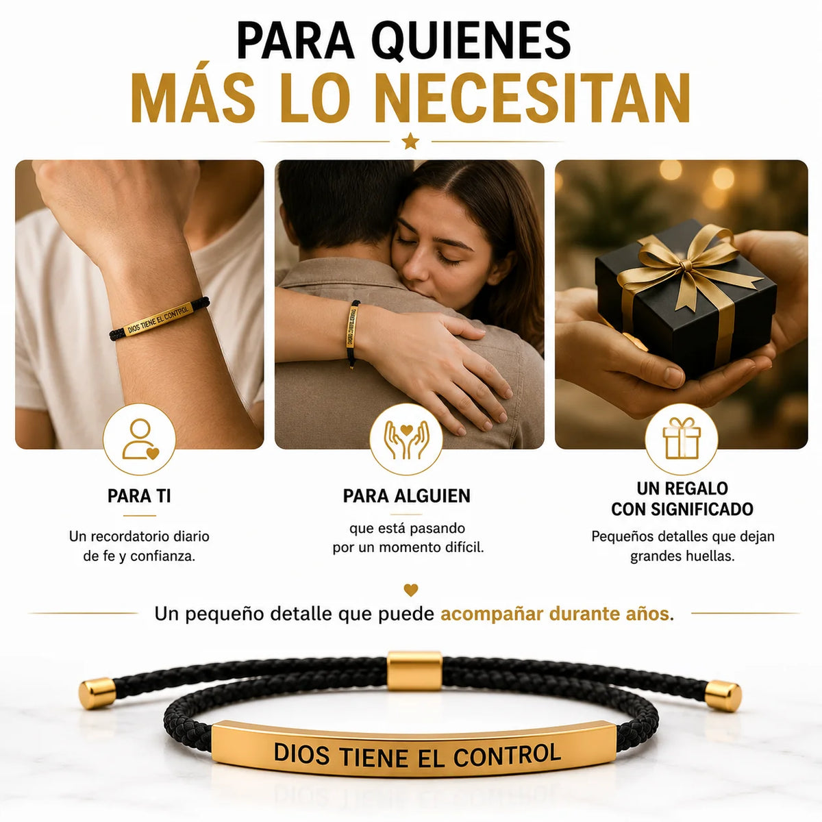 Pulsera Cristiana DIOS TIENE EL CONTROL